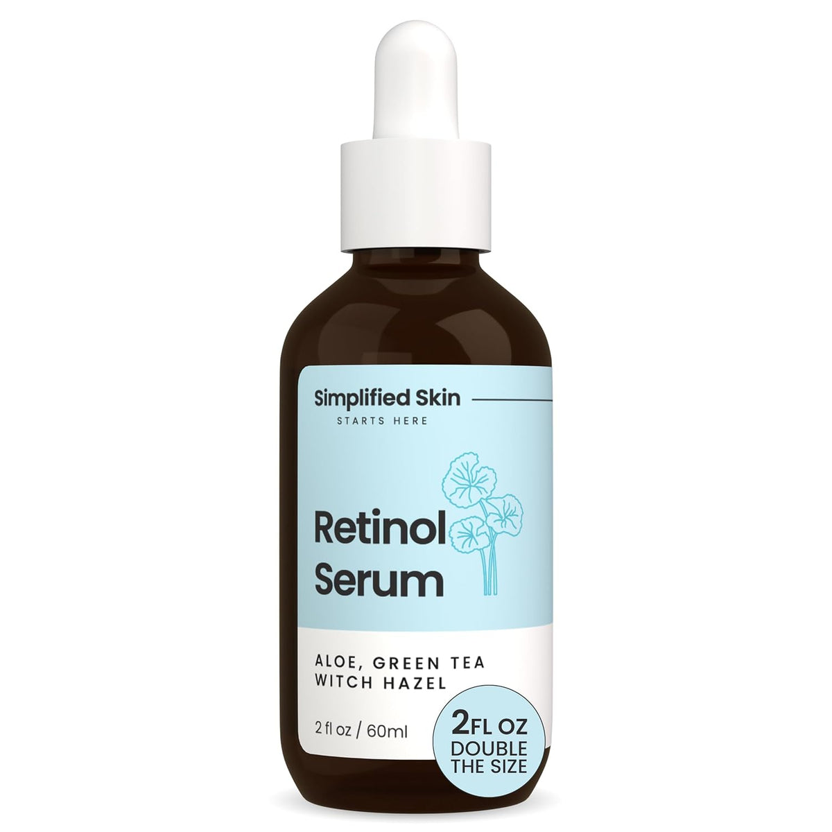 Simplified Skin Suero de retinol al 2.5% para la cara con ácido hia...