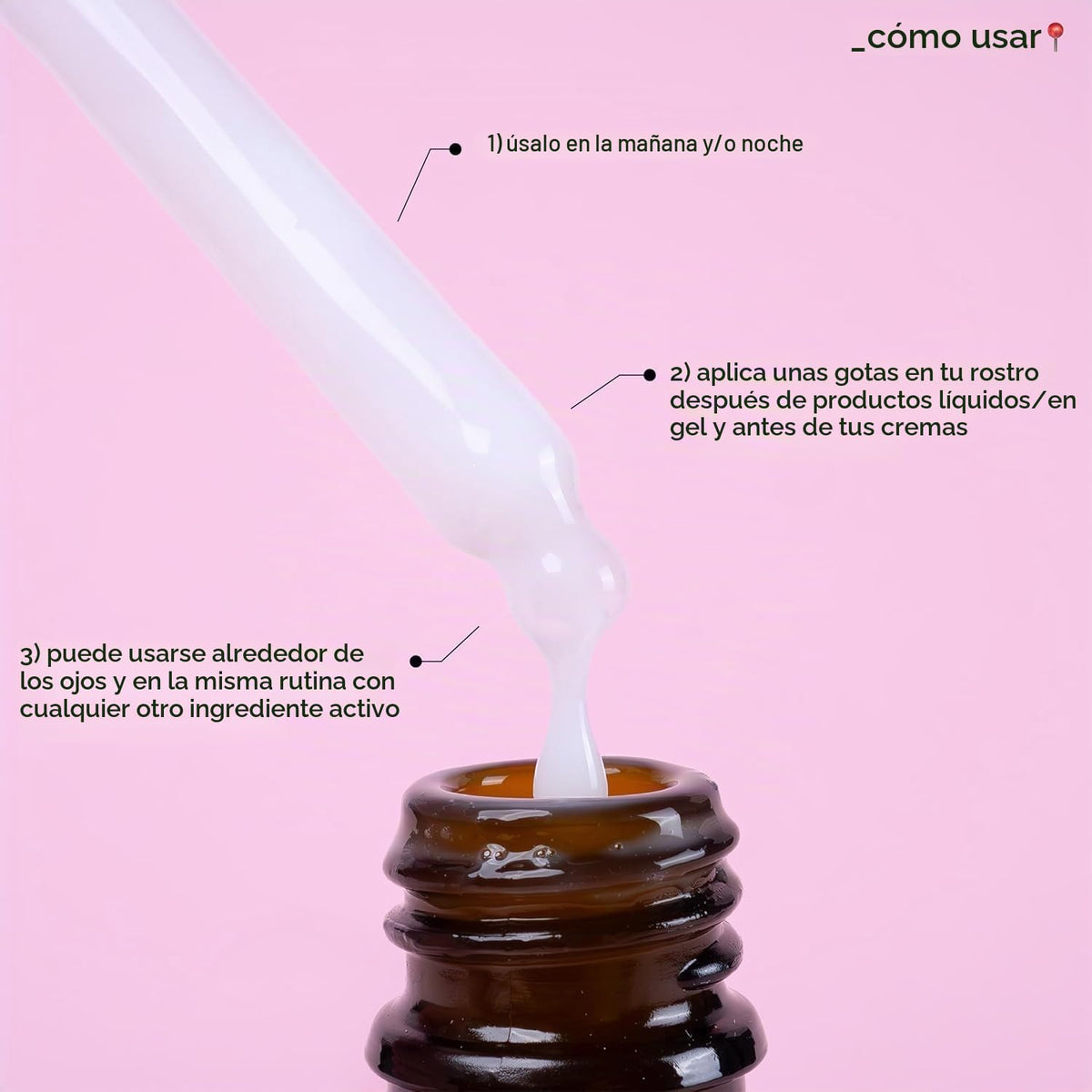 Geek & Gorgeous Power Peptides - Suero lechoso, multipéptido, 1 onz...