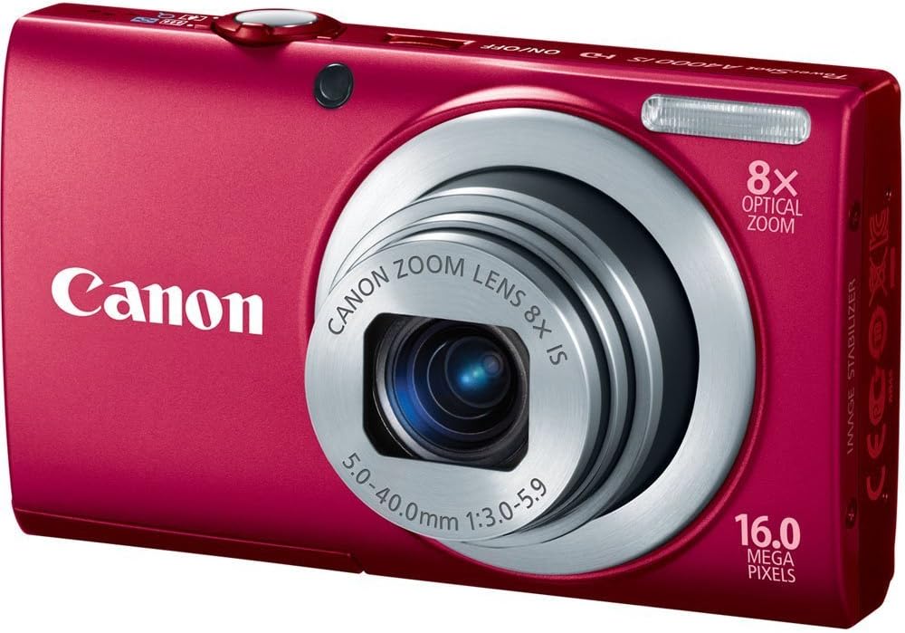 Canon PowerShot A4000 - Cámara digital de 16,0 MP con zoom óptico e...