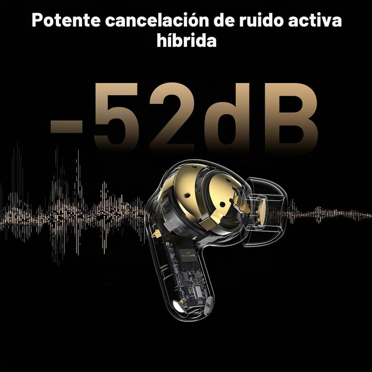 TOZO NC20 Auriculares inalámbricos con cancelación activa de ruido...
