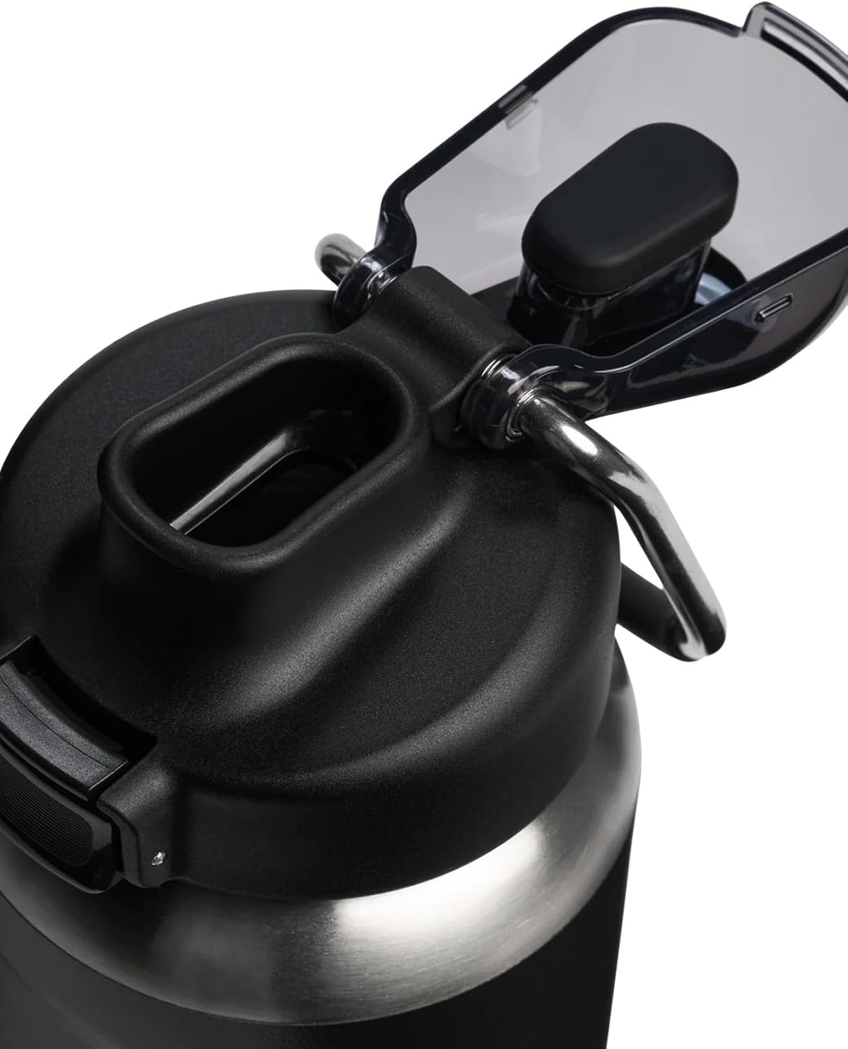 STANLEY 1913 Botella Wellspring 0.7L - Negro | Frío durante 12 hora...