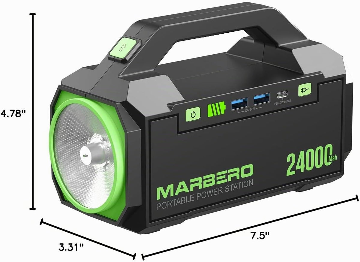MARBERO 88Wh generador solar DC portátil central eléctrica para aca...