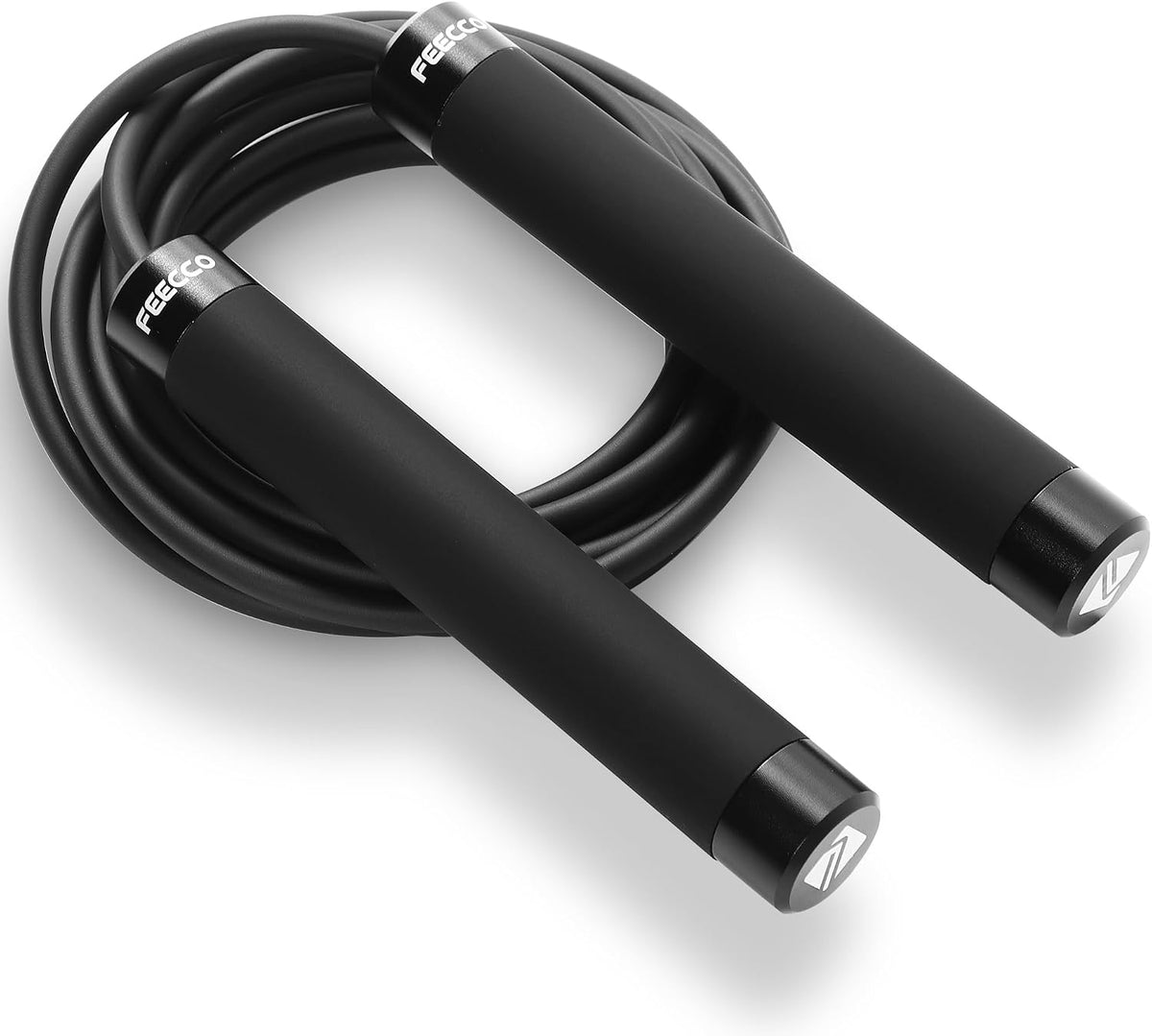 FEECCO - Cuerda de saltar con peso de 1\/2 libra para boxeo, cardio...