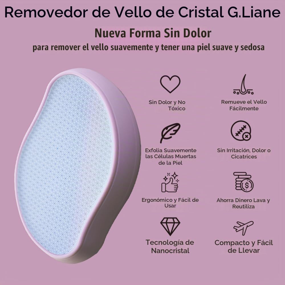 G.Liane Borrador de pelo de cristal, removedor de pelo de cristal (...