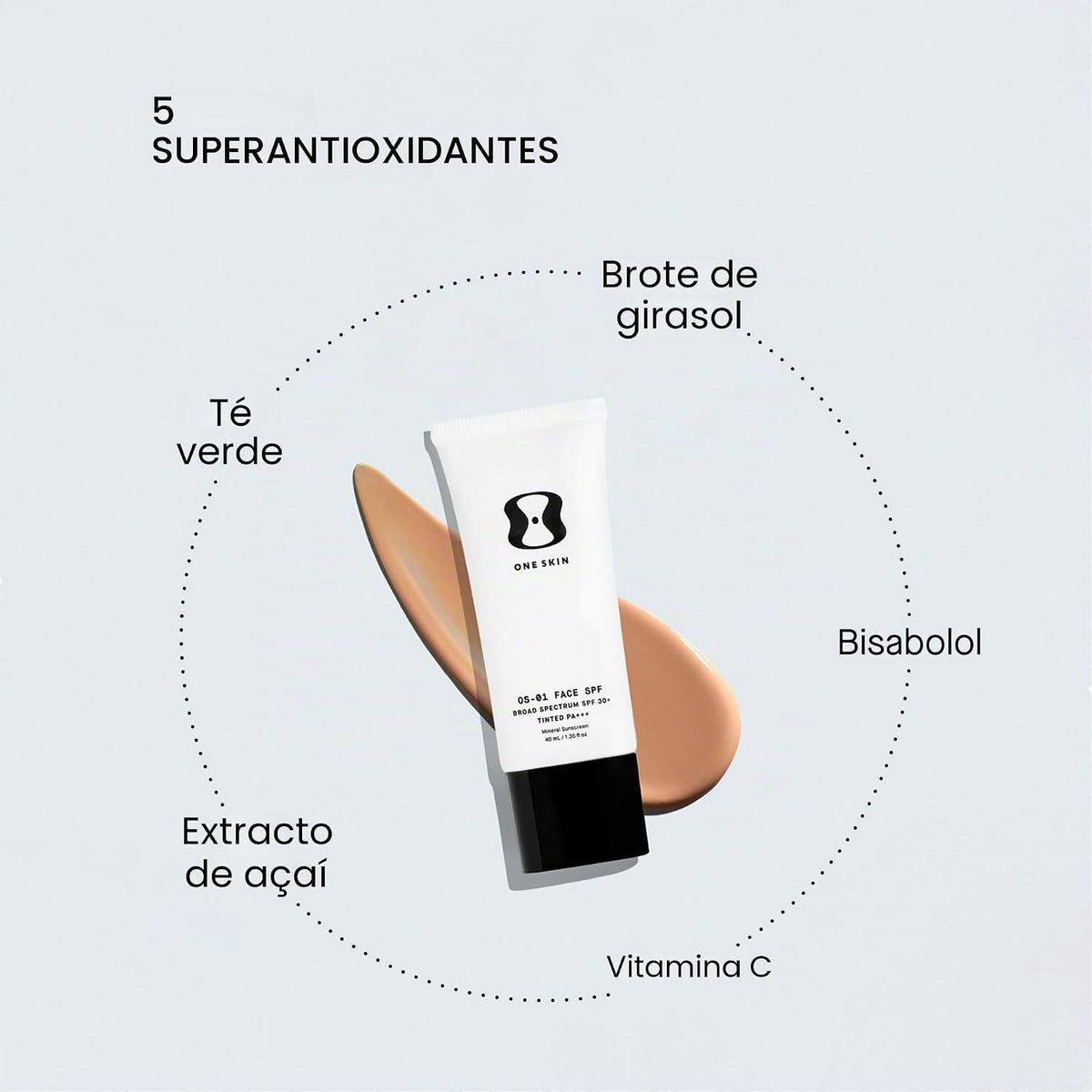 OneSkin FACE SPF OS-01 - Protector solar mineral de amplio espectro...