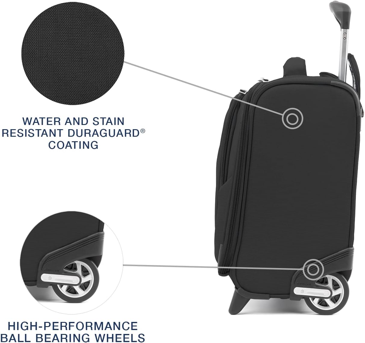 Travelpro Maxlite 5 Softside - Bolso ligero con ruedas para debajo...