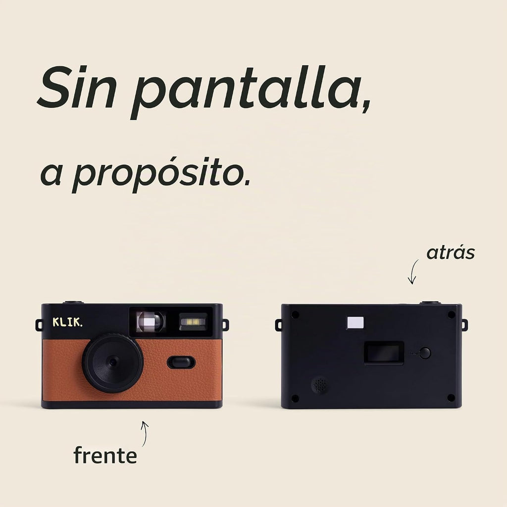 Klik Cámara digital sin pantalla | Mantente presente y captura foto...