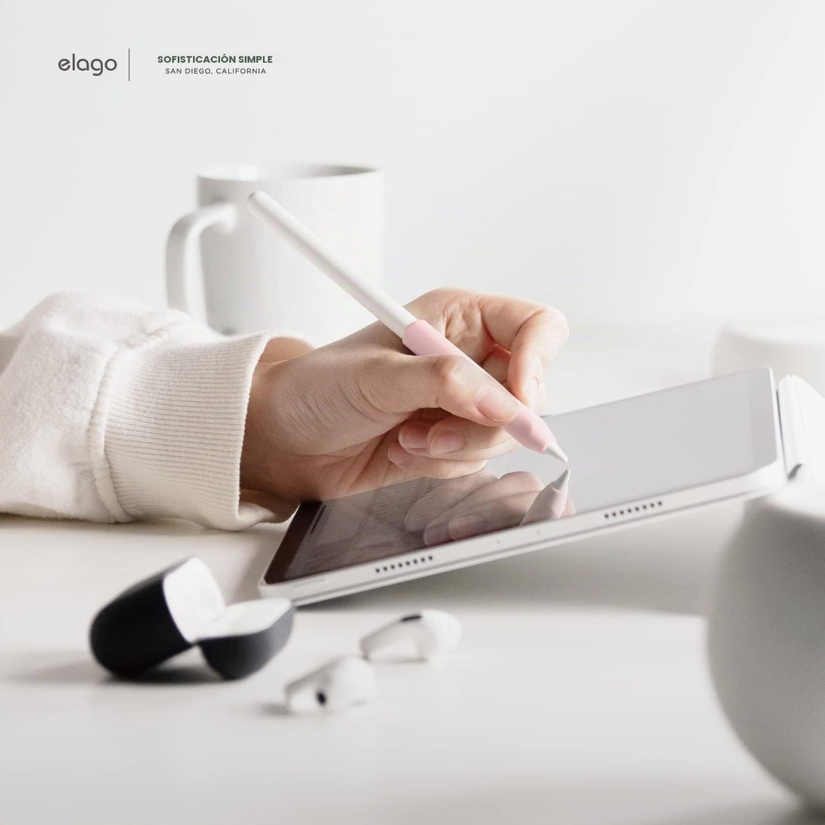elago Agarre para Apple Pencil Pro, 1ª generación, 2ª generación y...