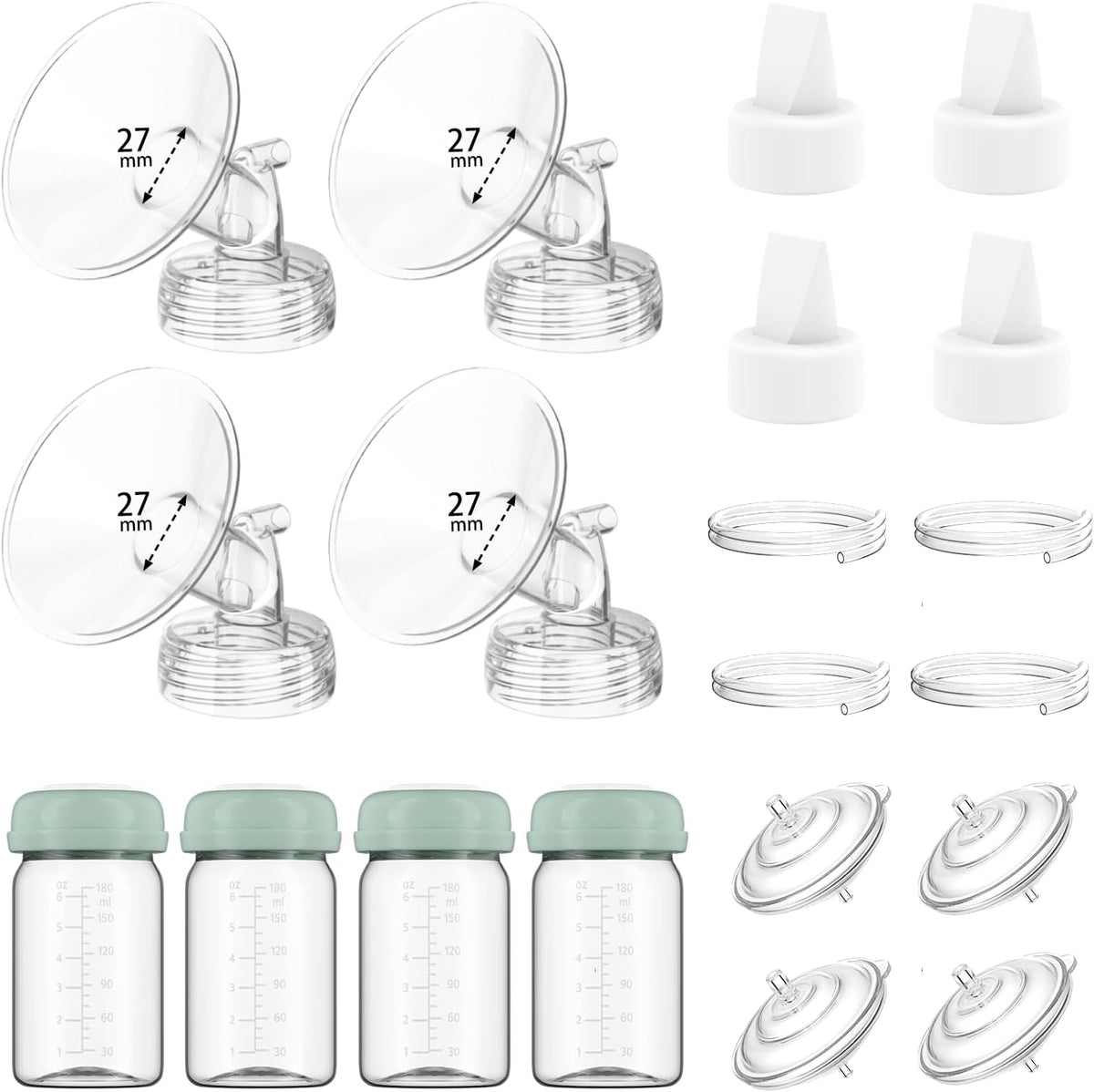 4 Kits de Piezas Completas para Bombas Spectra S1\/S2\/9 Plus\/Syne...