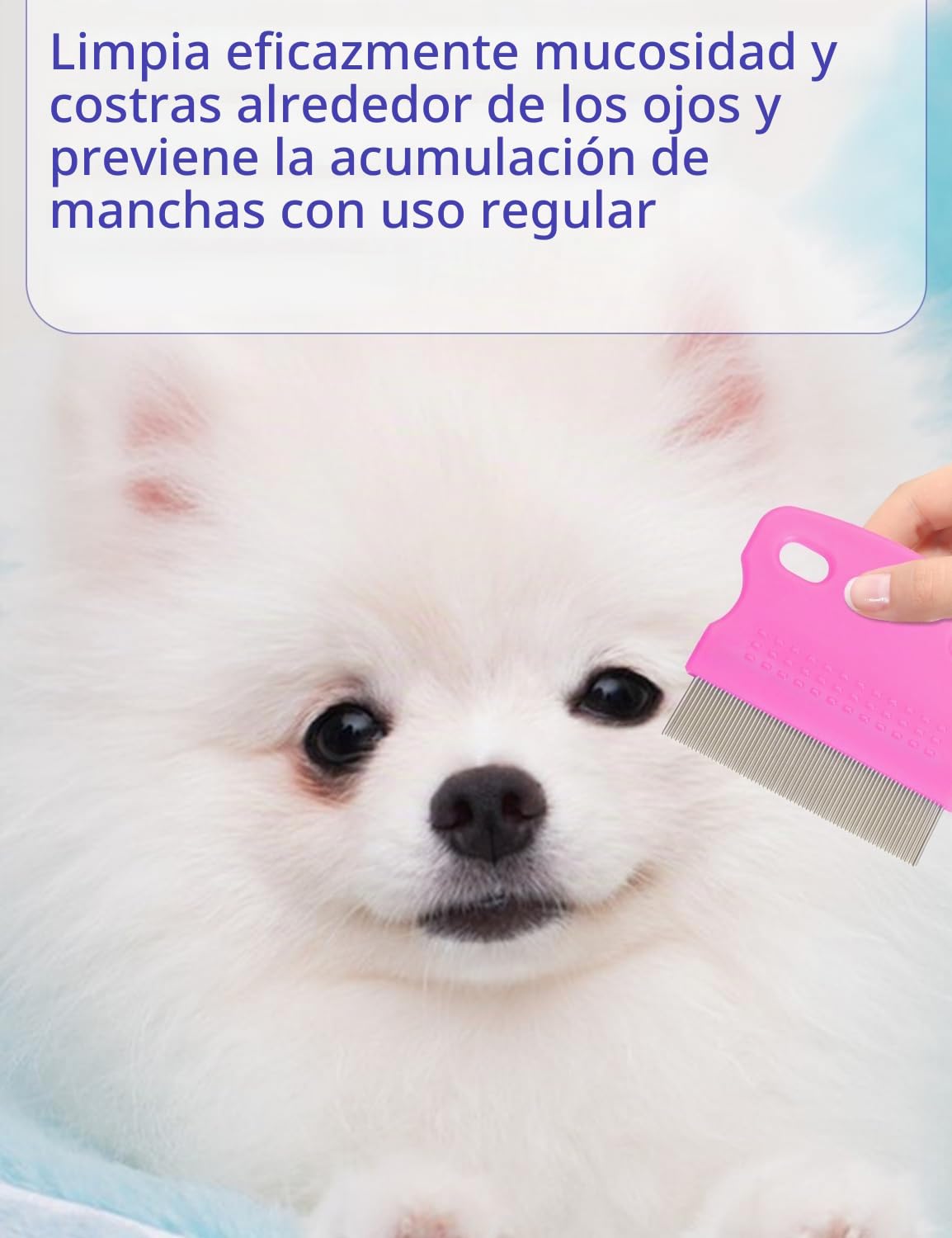 Peine antipulgas para gatos y perros, paquete de 8 peines de aseo p...
