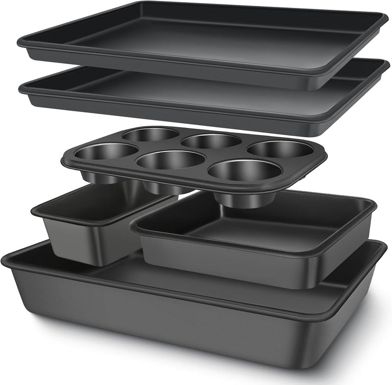 Juego de Moldes para Hornear, Juegos de Utensilios Antiadherentes p...