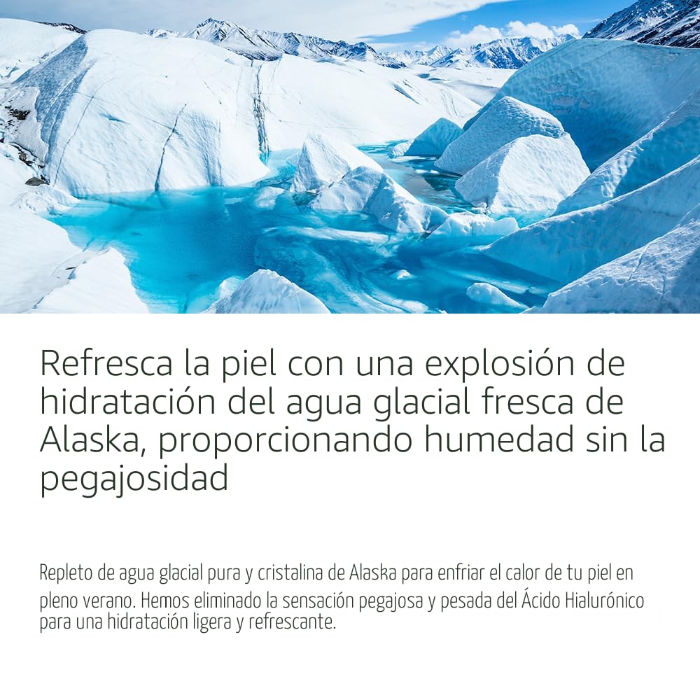 Glacier Water - Suero de ácido hialurónico multimolecular para piel...