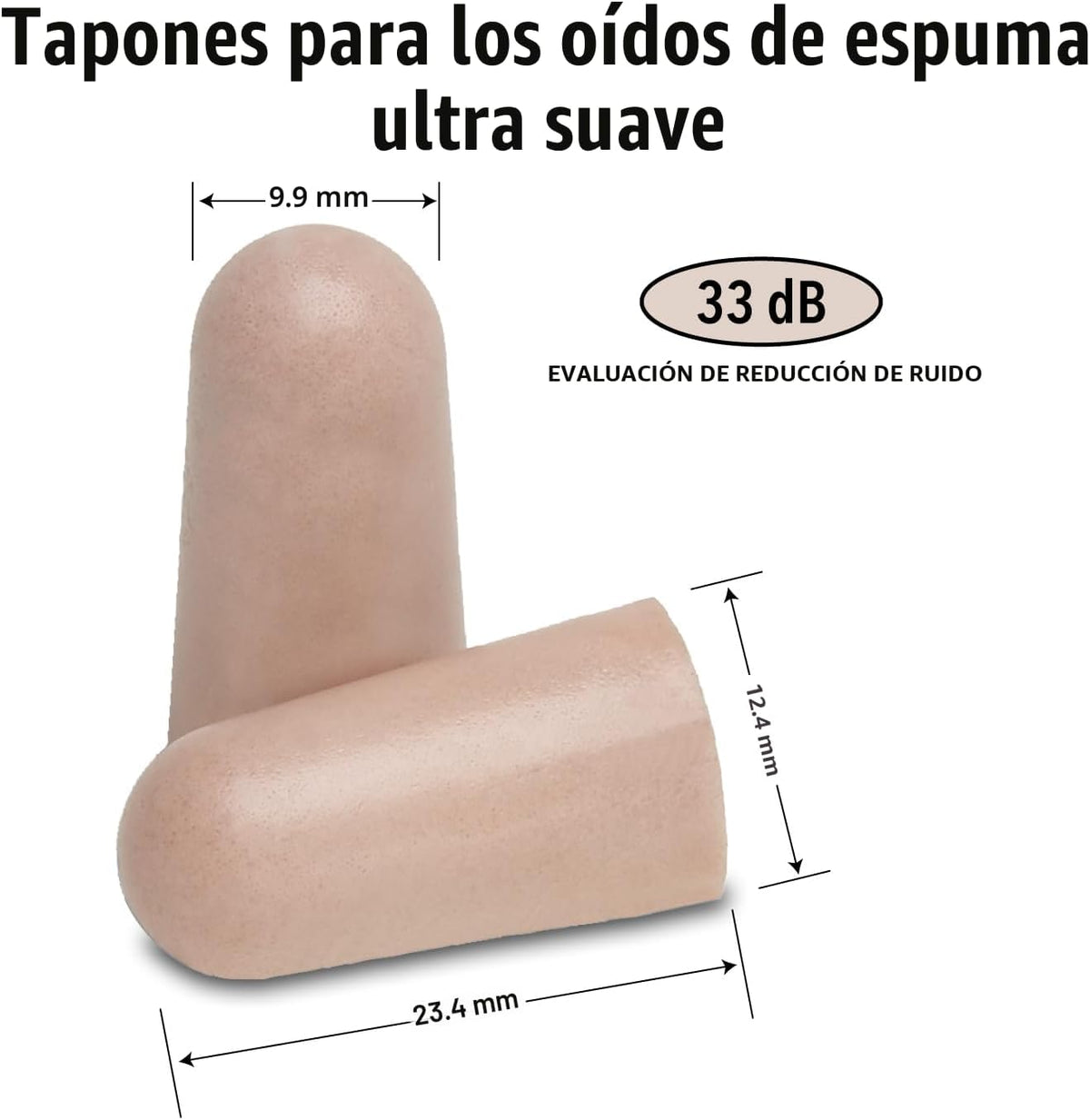 Mack's Tapones para los oídos de espuma ultra suave, 10 pares \...
