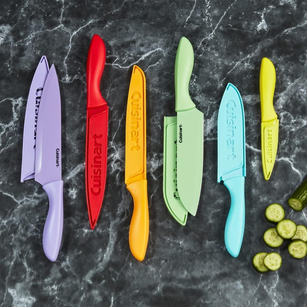 Cuisinart Juego de 12 cuchillos de cocina, colección Advantage Colo...