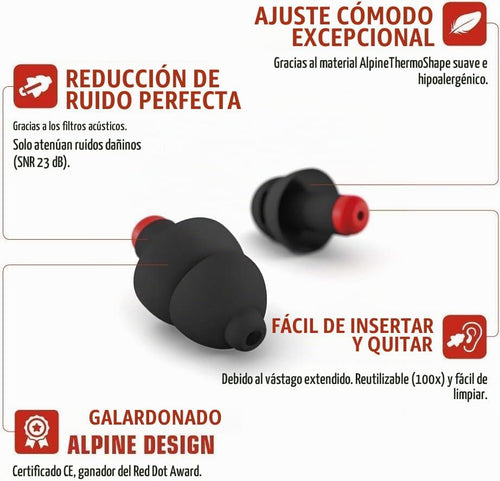 Alpine WorkSafe | Tapones para los oídos de construcción para adult...