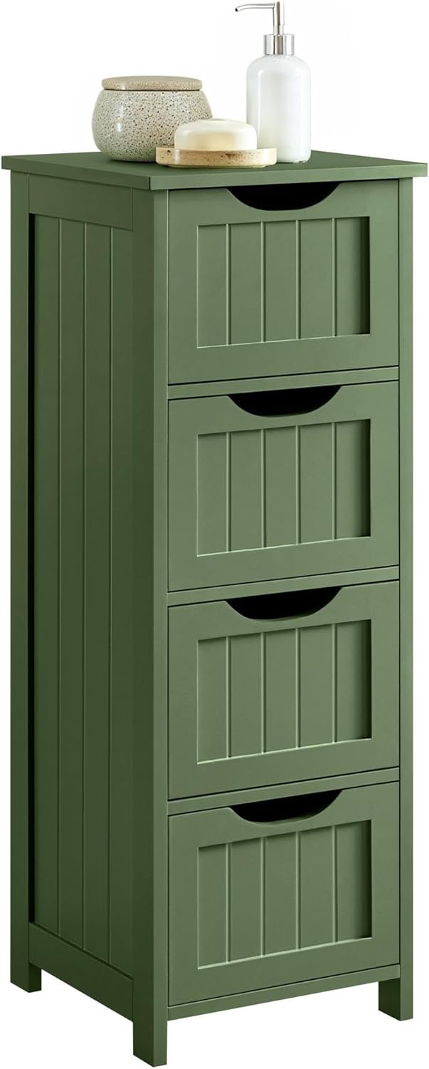 Yaheetech Gabinete de almacenamiento para baño, 12 pulgadas de anch...