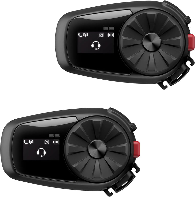 Sena 5S Sistema de comunicación Bluetooth para motocicleta, juego d...