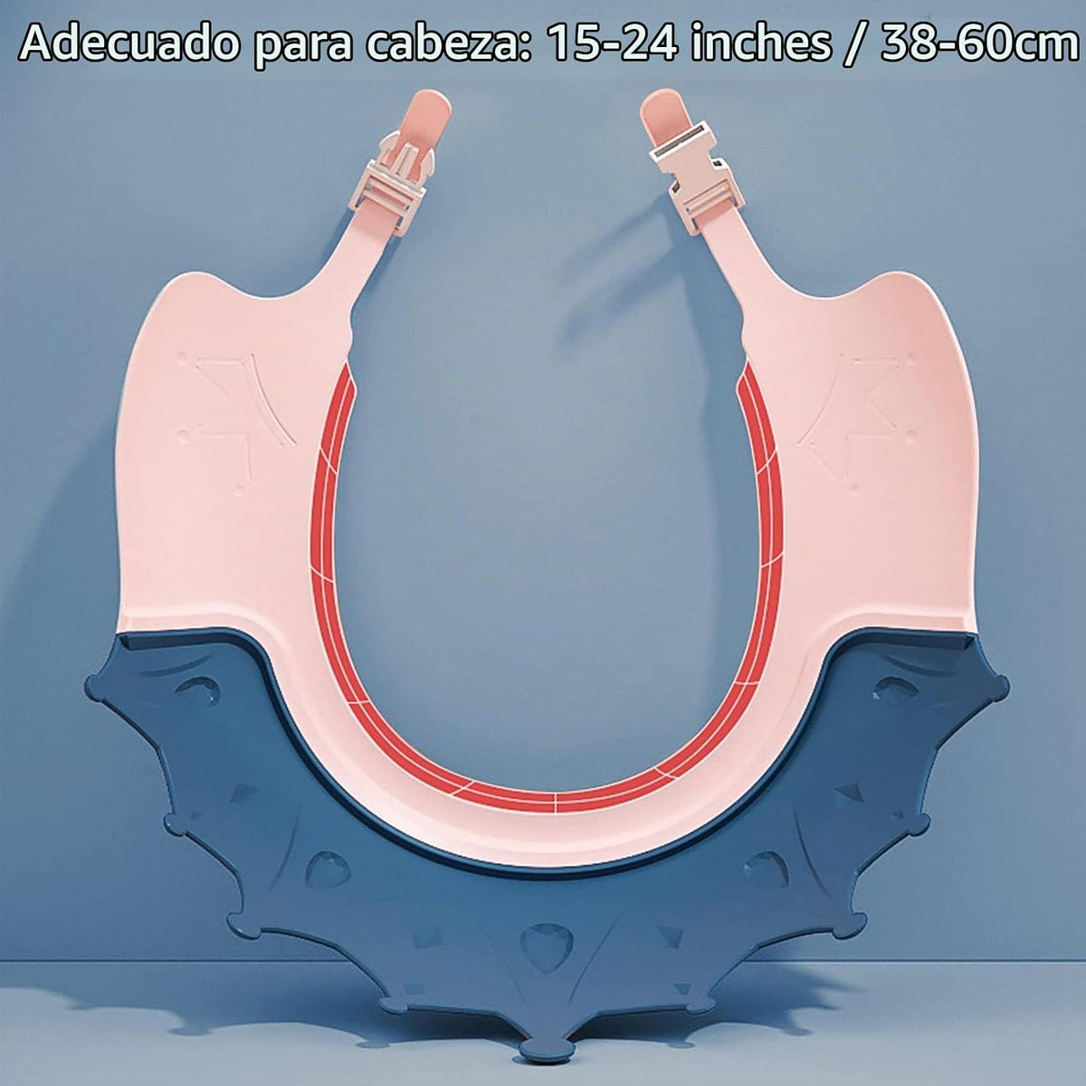 FUSACONY Gorro de ducha para bebé con protector, gorro de ducha par...
