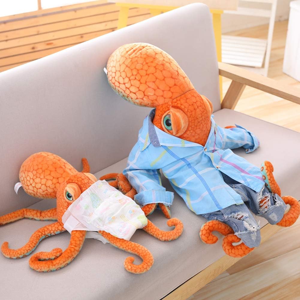 ERDAO Peluche realista de pulpo, juguete gigante de animales marino...