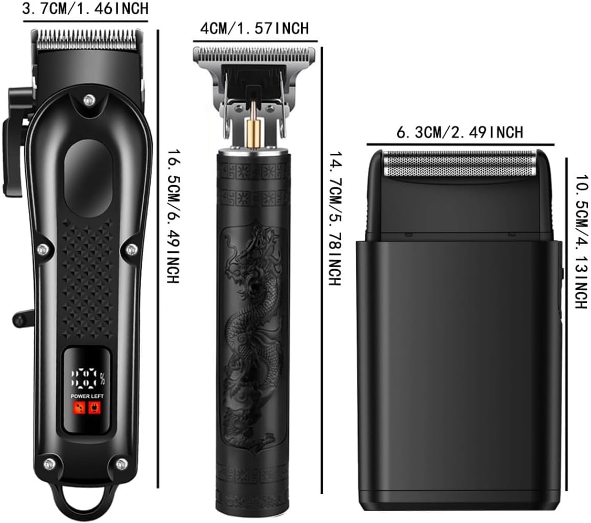 OIYO - Cortadora de pelo para hombre, kit de corte de pelo inalámbr...