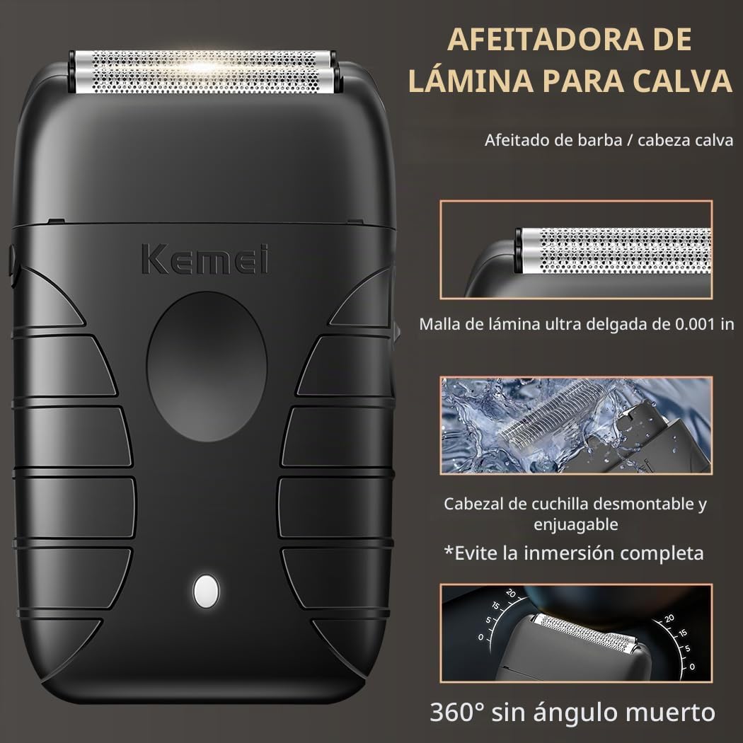 KEMEI Cortapelos para hombres profesionales, juego de cortapelos y...