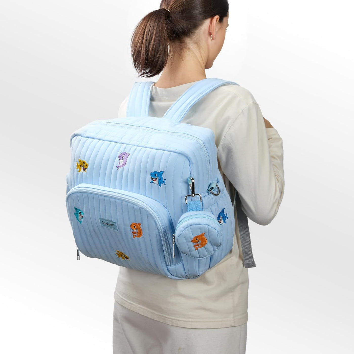 GOBABYMART Mochila para pañales con cambiador \u2013 Bolsa de viaje...