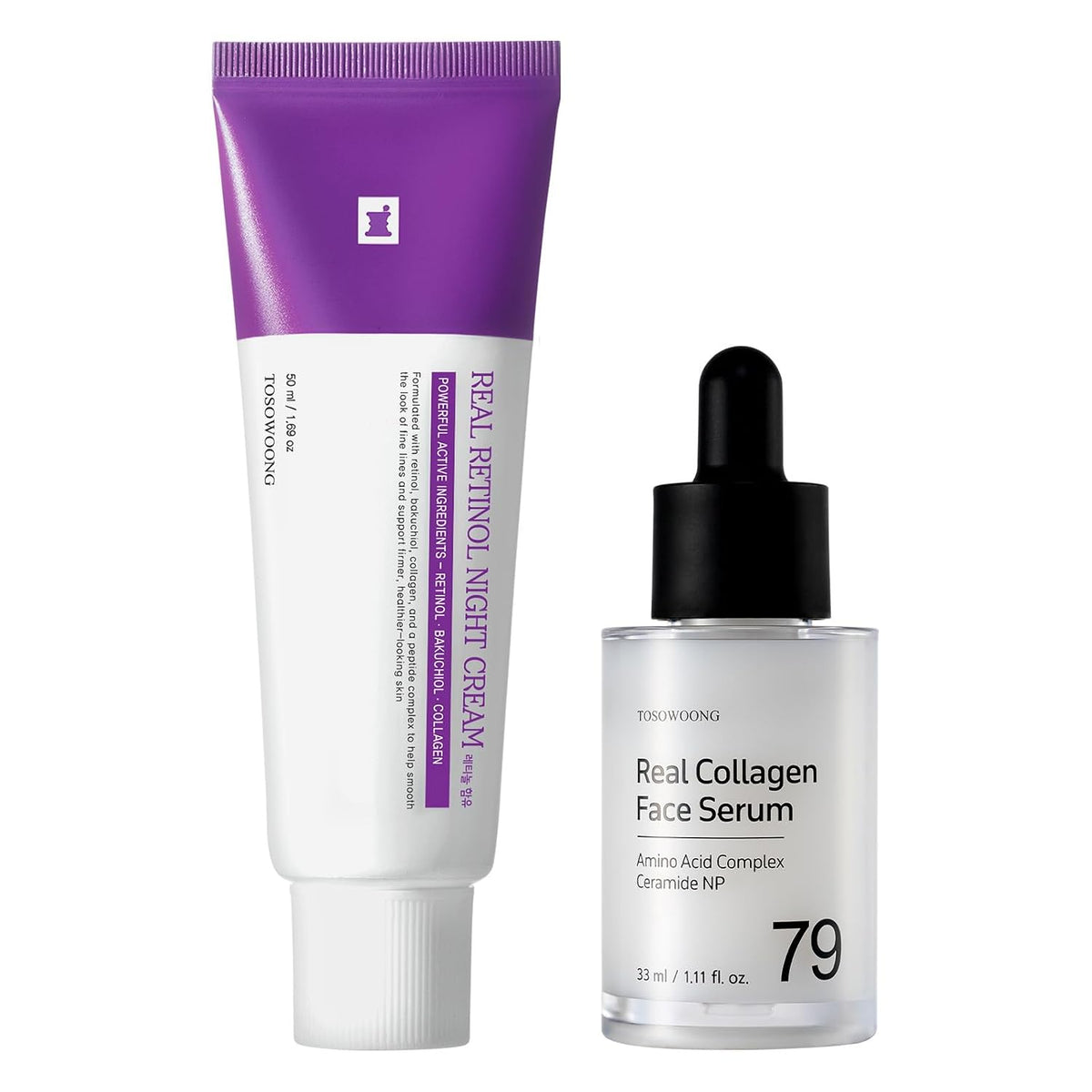 TOSOWOONG Crema de noche con retinol real antienvejecimiento Power...