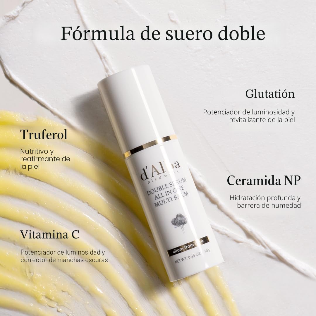 d'alba Piedmont White Truffle Double Serum Todo en uno Multi Bálsam...