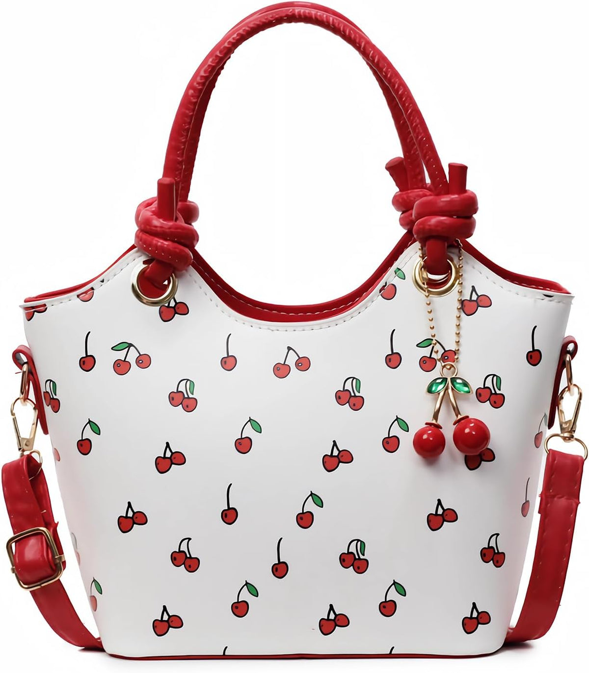 Bolso tote de piel de cerezo \u2013 Lindo bolso de hombro Y2K para...