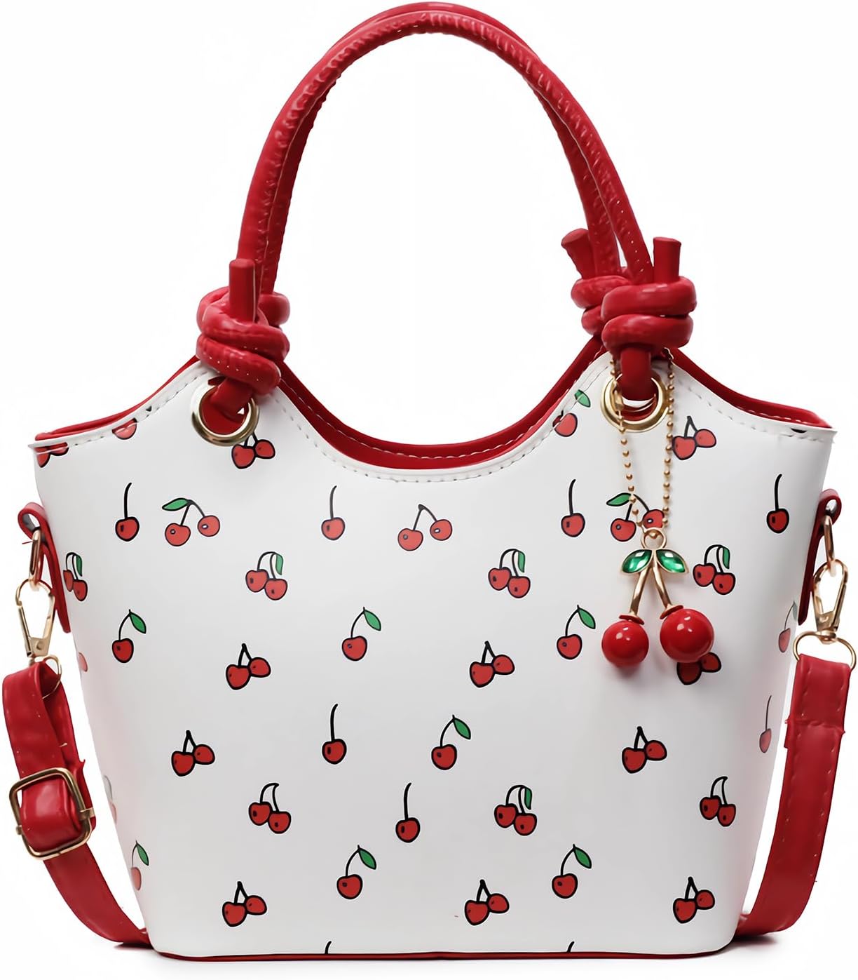 Bolso tote de piel de cerezo \u2013 Lindo bolso de hombro Y2K para...