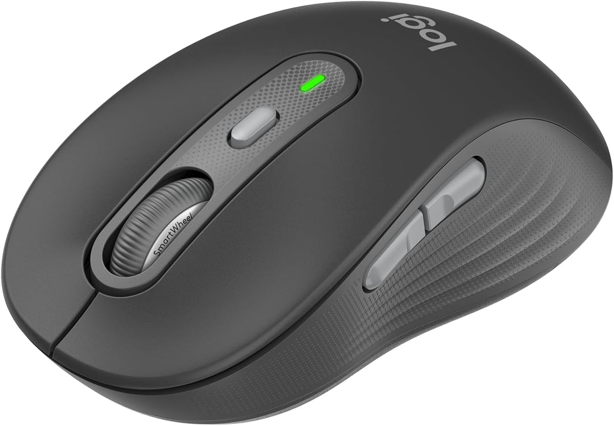 Logitech Signature Plus M750 - Mouse inalámbrico para manos pequeña...