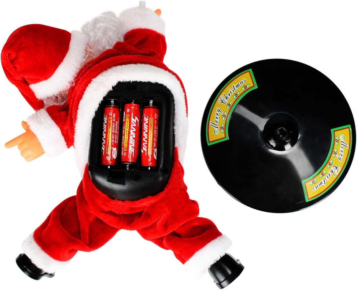 SdeNow Papá Noel bailando con música Animado Navidad de peluche ped...