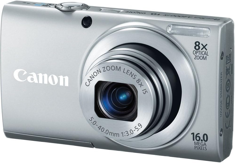Canon PowerShot A4000 - Cámara digital de 16,0 MP con zoom óptico e...
