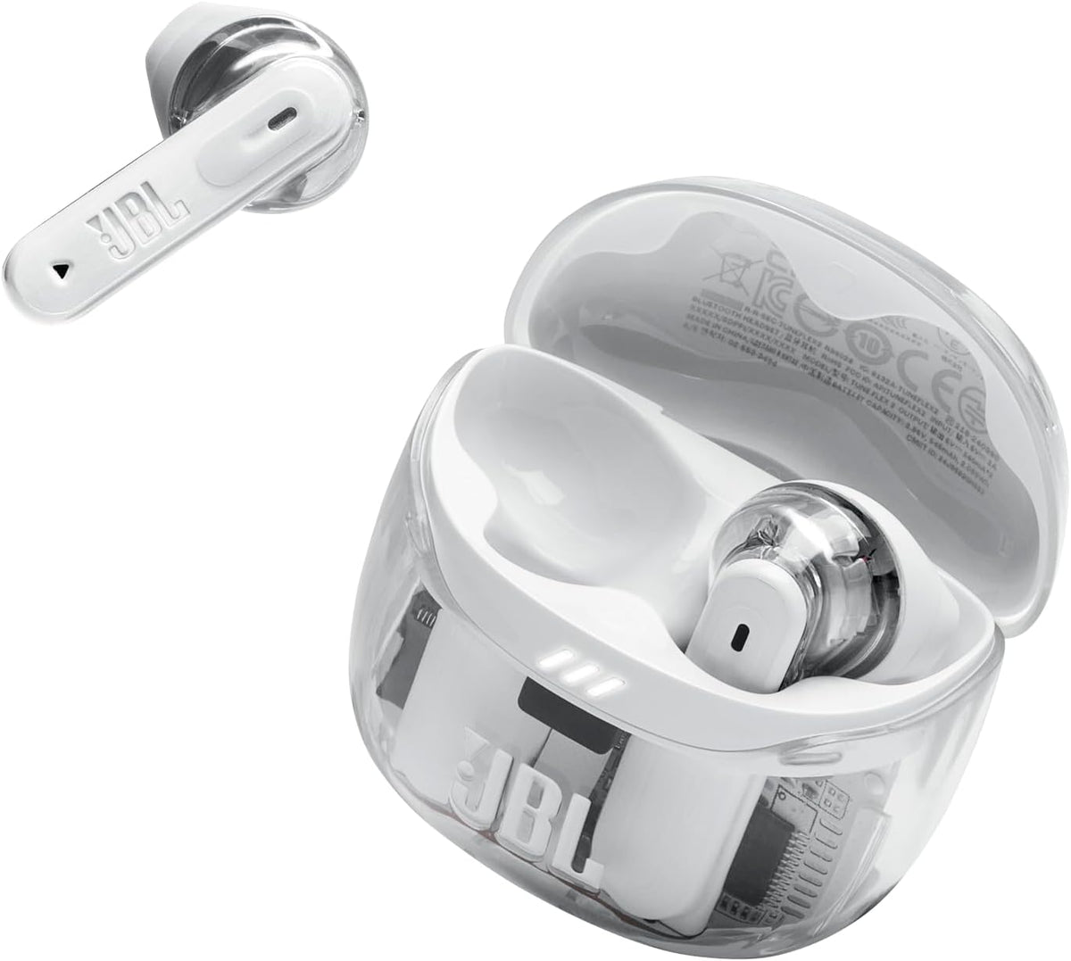 JBL Tune Flex 2 Ghost Edition - Audífonos inalámbricos con cancelac...