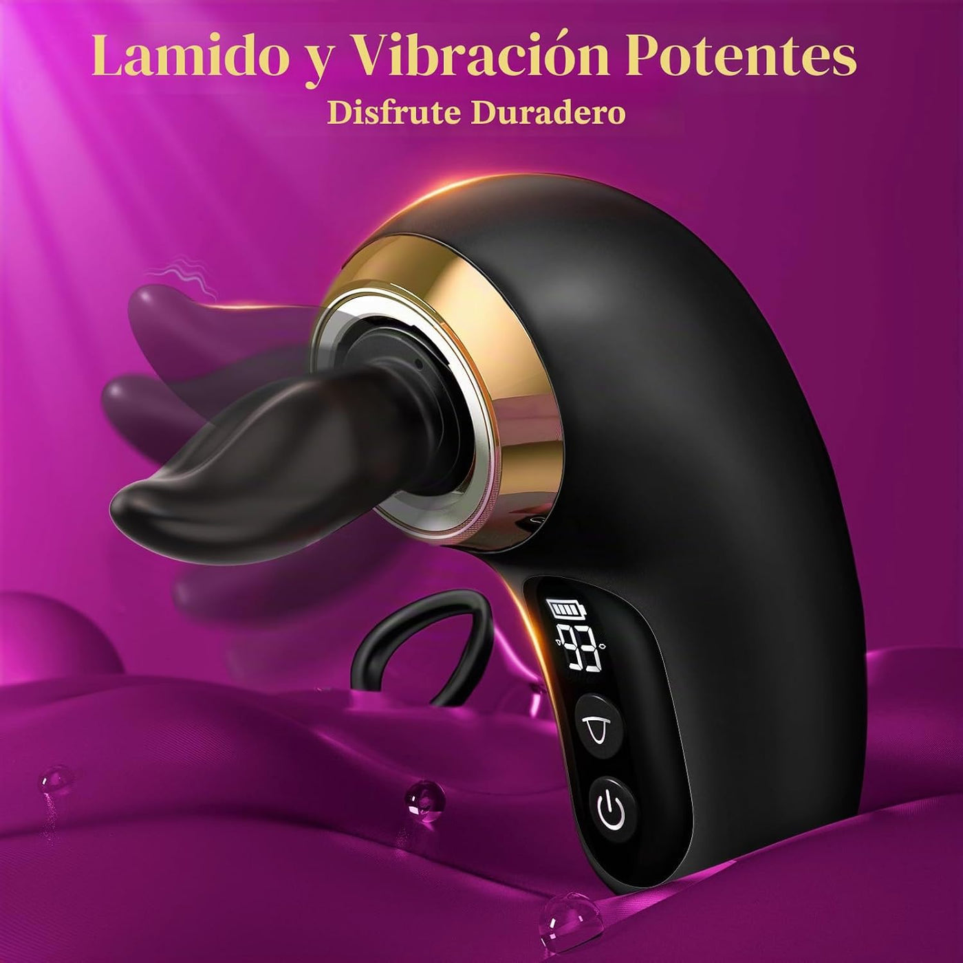 Gasevimo Juguetes sexuales de rosa para mujer - Vibrador de succión...