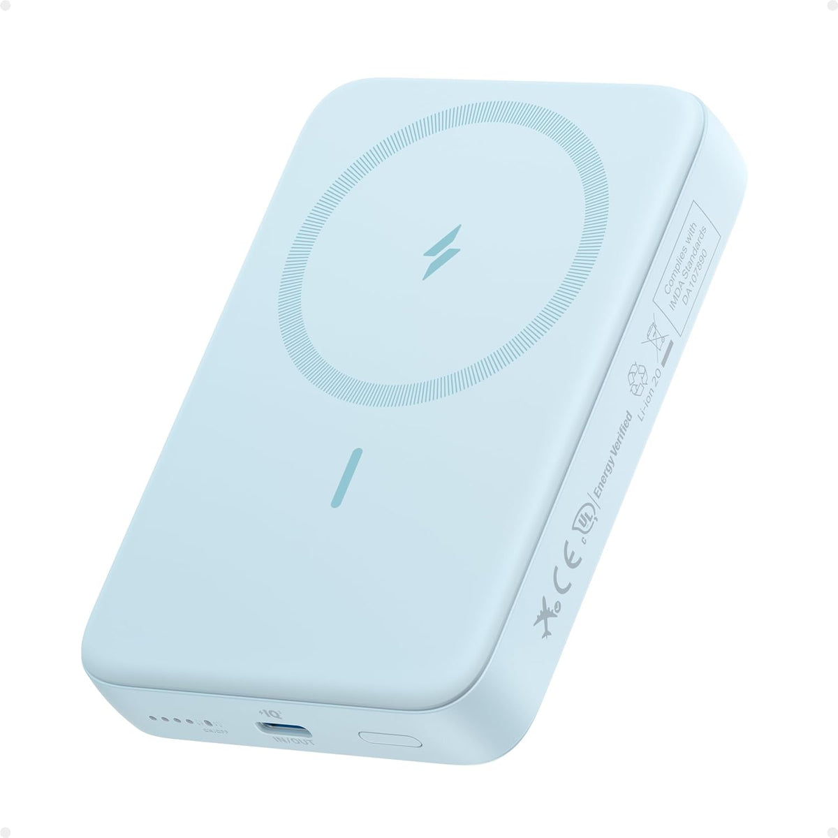Anker Zolo - Banco de energía magnético, cargador portátil Magsafe...