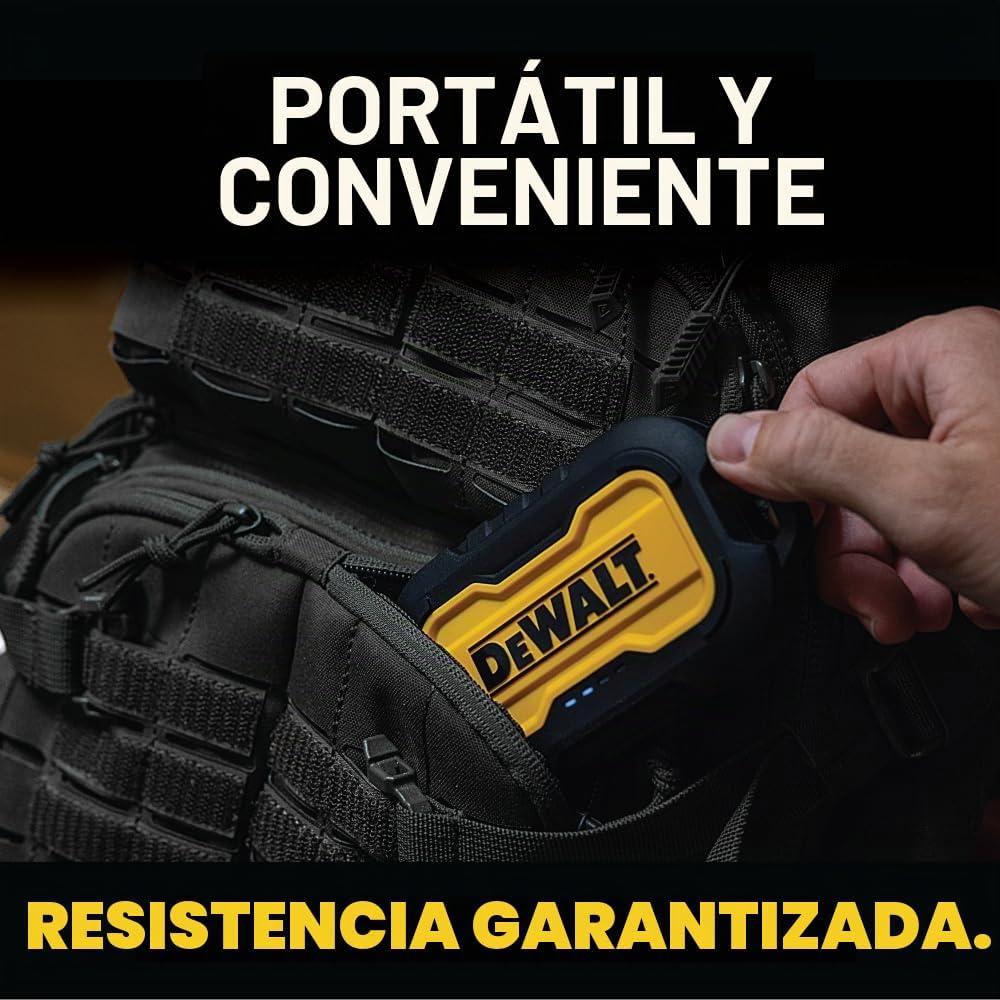 DEWALT Paquete de banco de energía de 10,000 mAh y cable de carga 4...