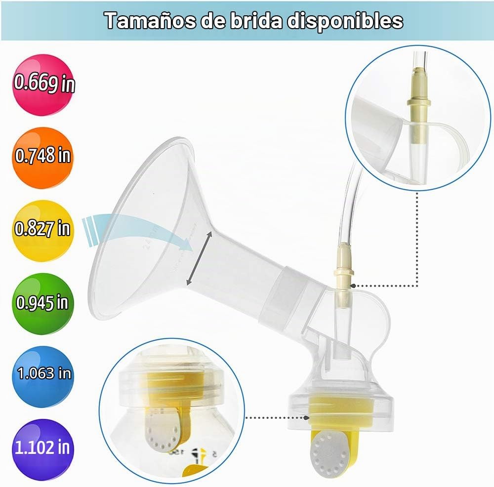 Piezas de bomba Nenesupply con bridas de 24mm Compatibles con bomba...