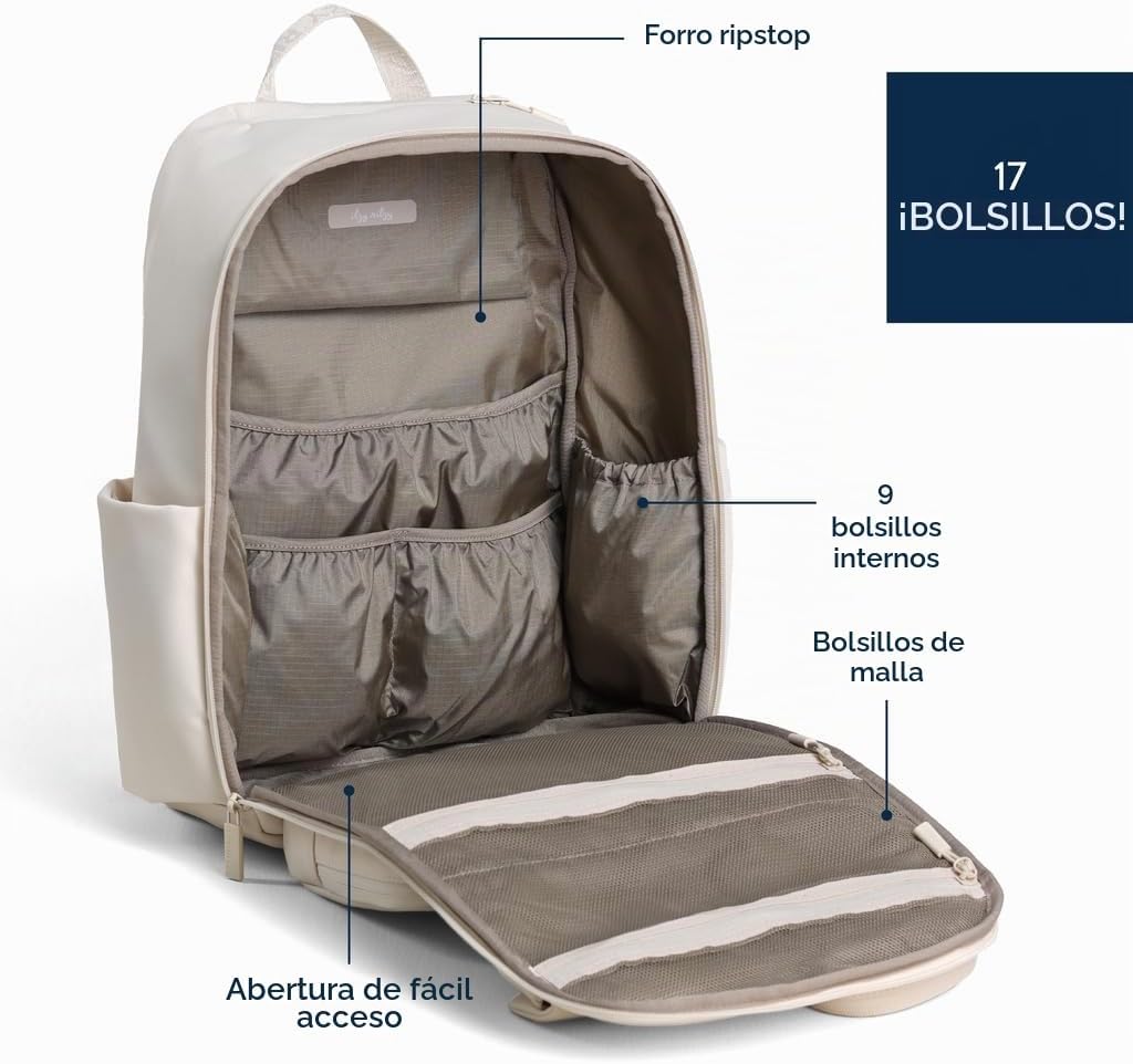 Itzy Ritzy Mochila para Pañales Utilitaria \u2013 Cuenta con 17 Bol...