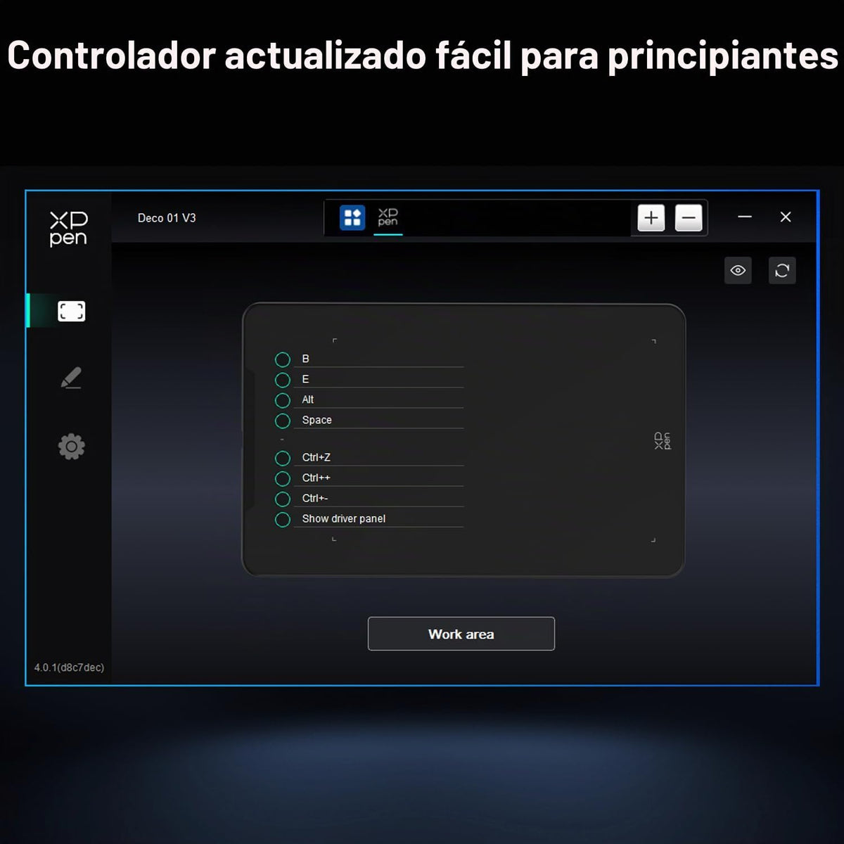 XPPen - Tableta de dibujo Deco Mini7 V2 actualizada, 16384 niveles...