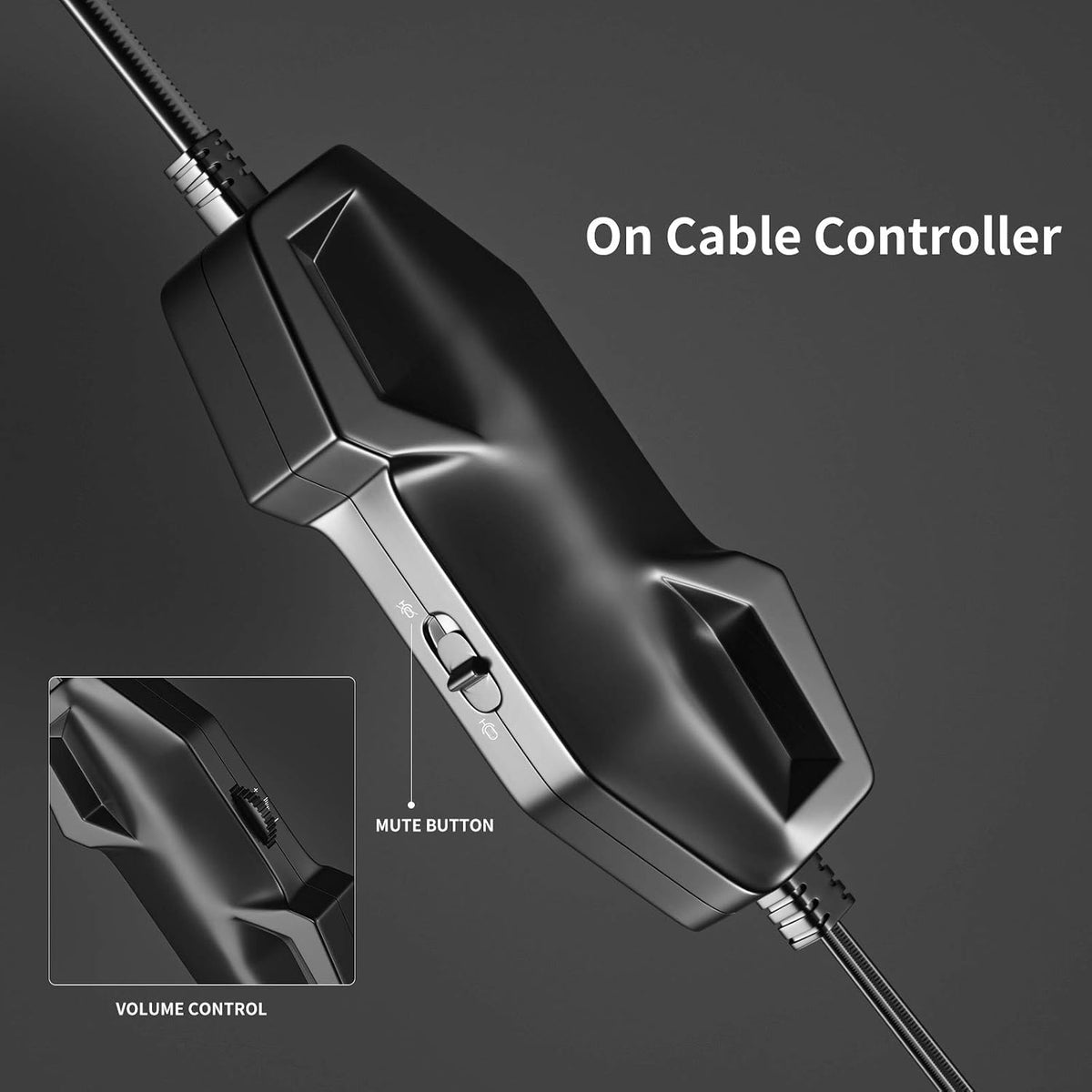 ZIUMIER Auriculares con cable para juegos de camuflaje para PC, PS5...