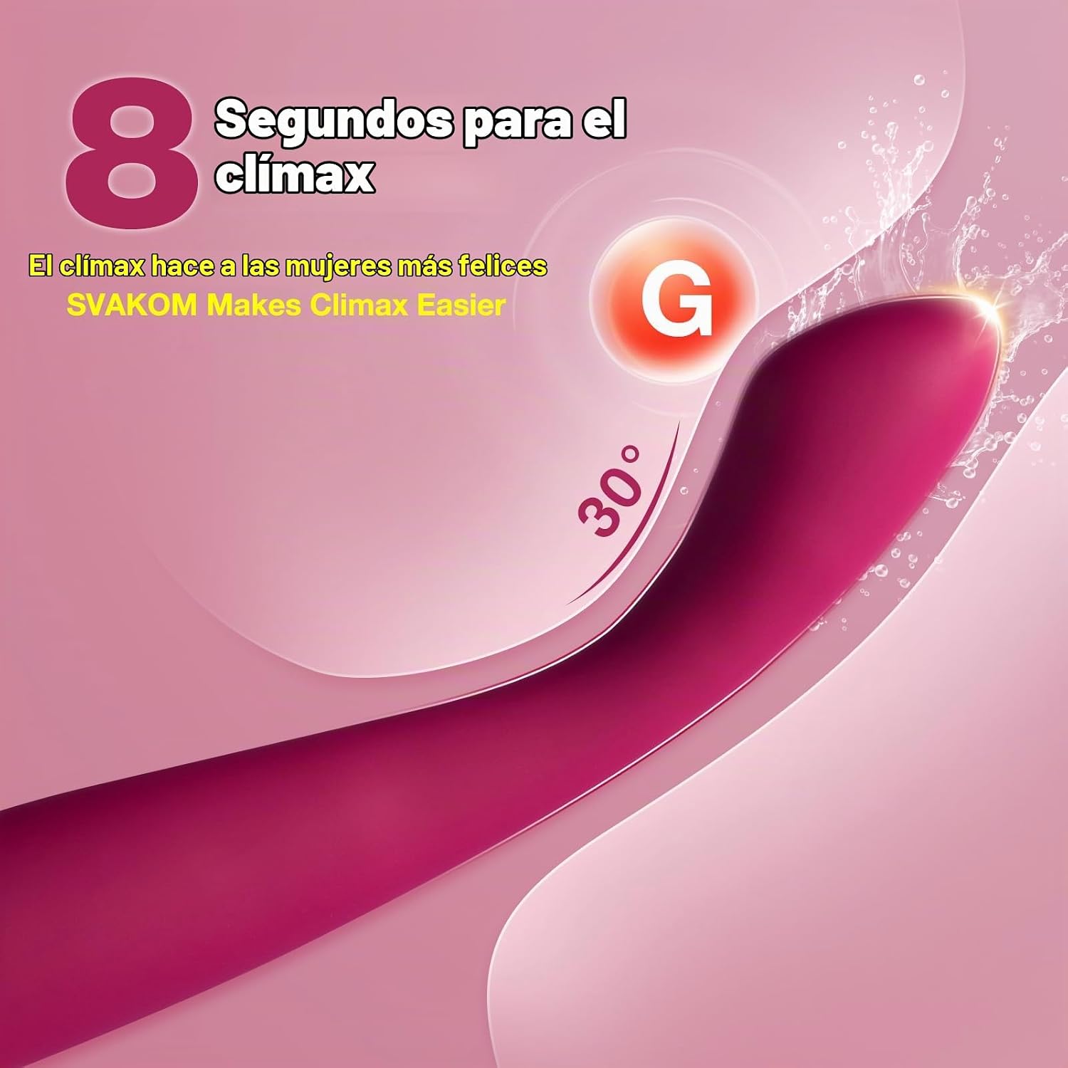 Vibrador de punto G calentado, juguete sexual \u2013 SVAKOM 2024 Ap...