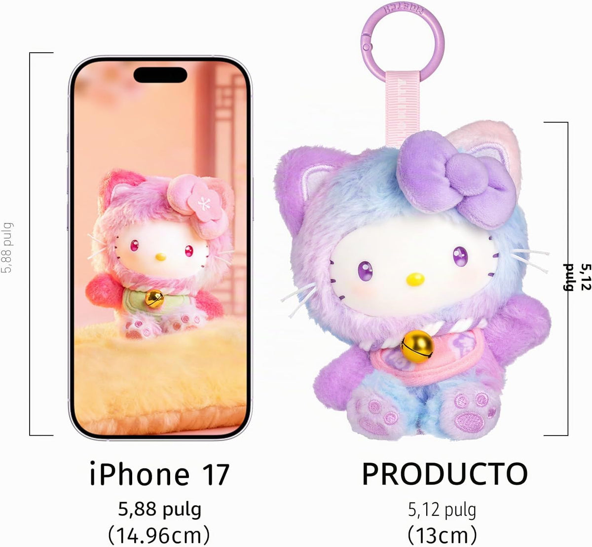 MINI LIKE Sanrio Blind Box Hello Kitty Style Meow Blessing Series L...