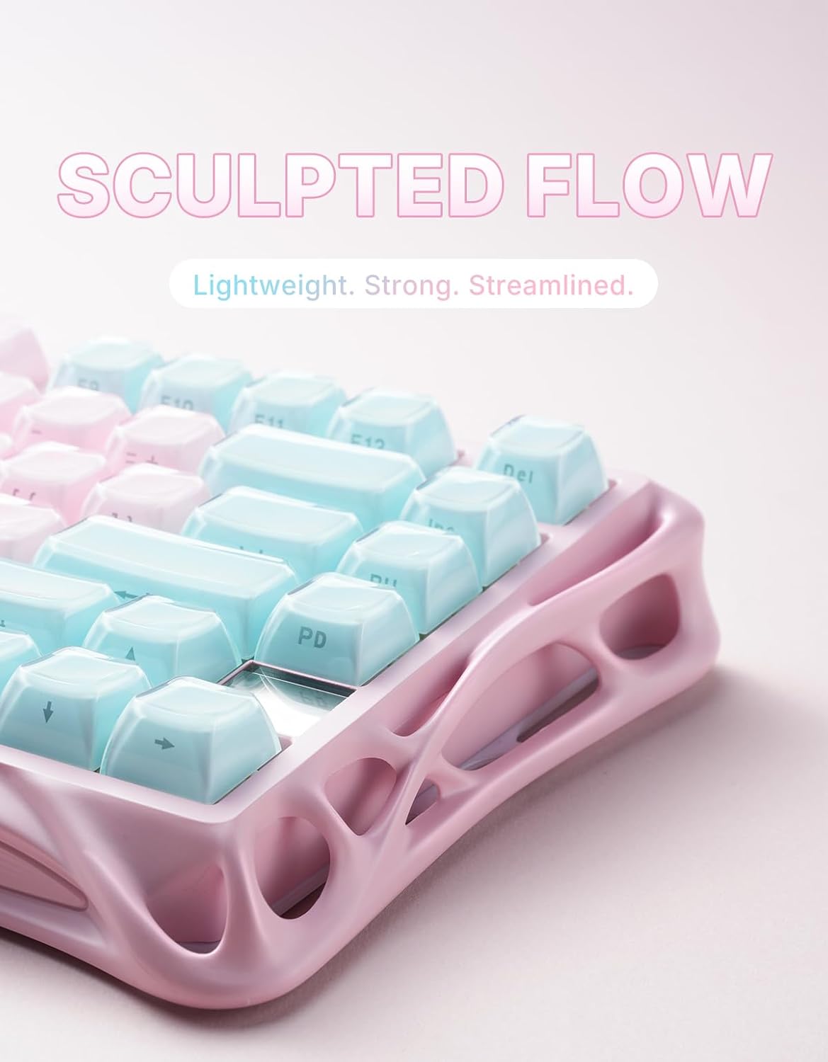 GravaStar Mercury K1 Lite 75% teclado para juegos, teclado inalámbr...