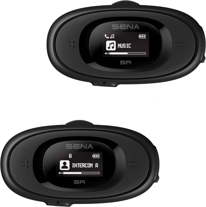 Sena 5R Auriculares de intercomunicador Bluetooth para motocicleta...