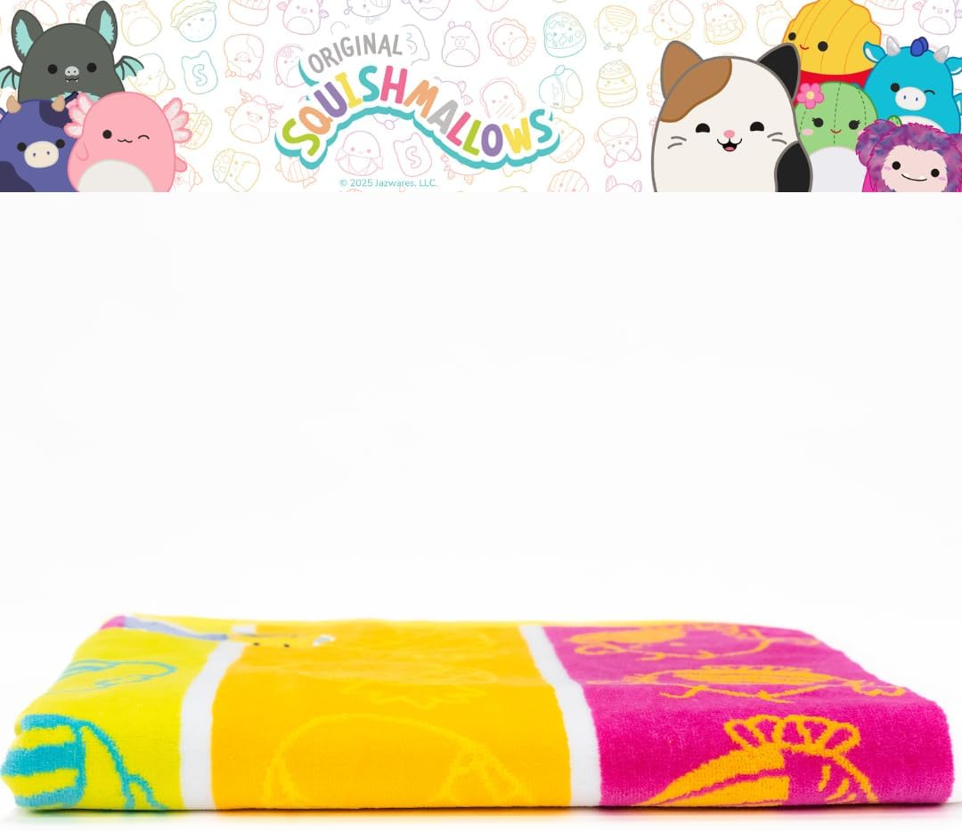 Franco Luxe Squishmallows - Toalla de baño, piscina, playa, de algo...