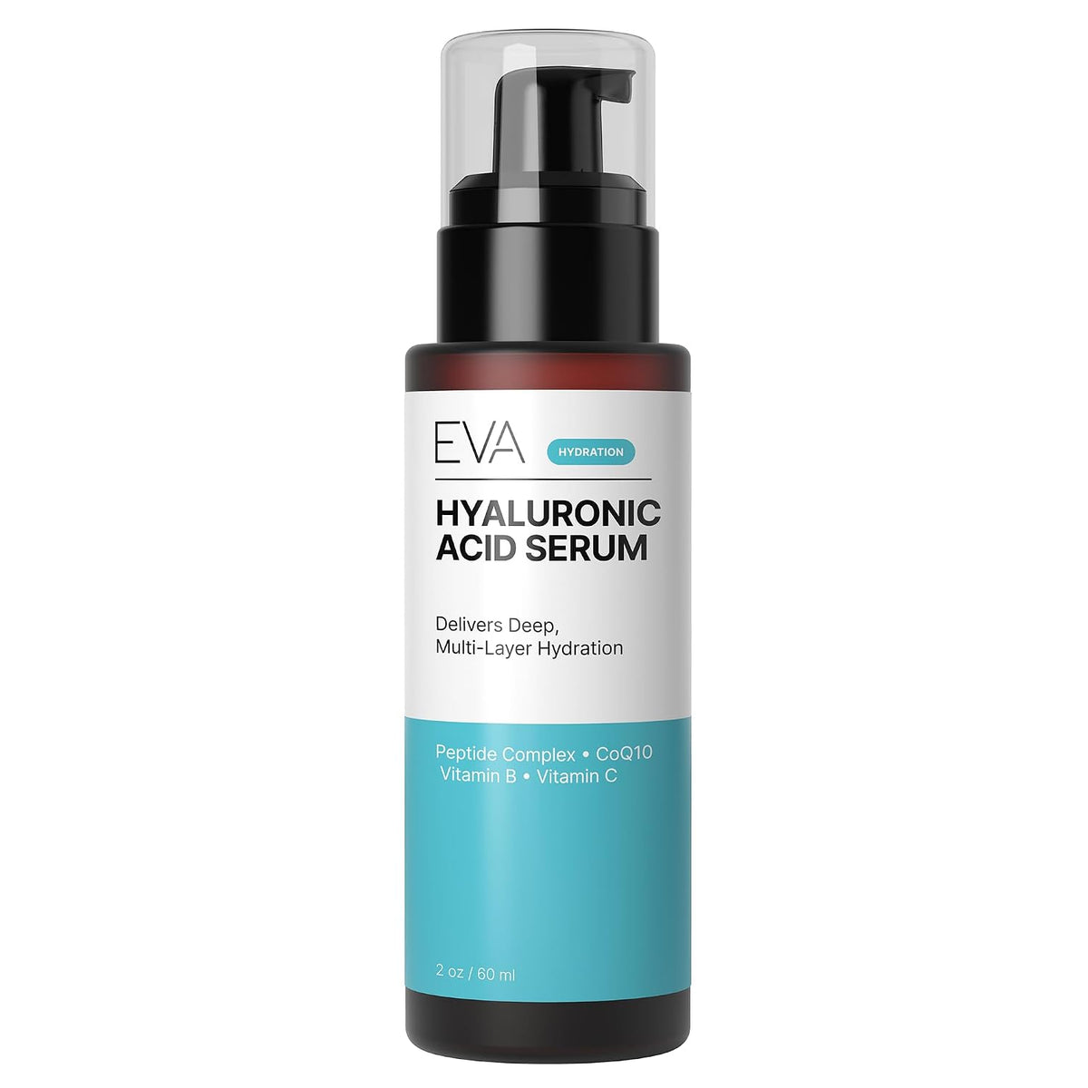 Eva Naturals - Suero facial de ácido hialurónico, antienvejecimient...