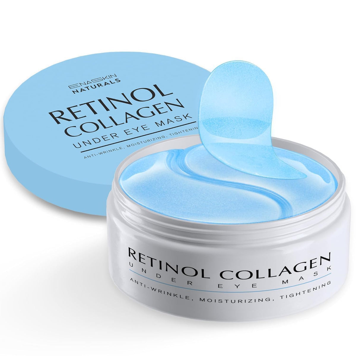 Kit de parches para debajo de los ojos: 120 mascarillas de gel de r...