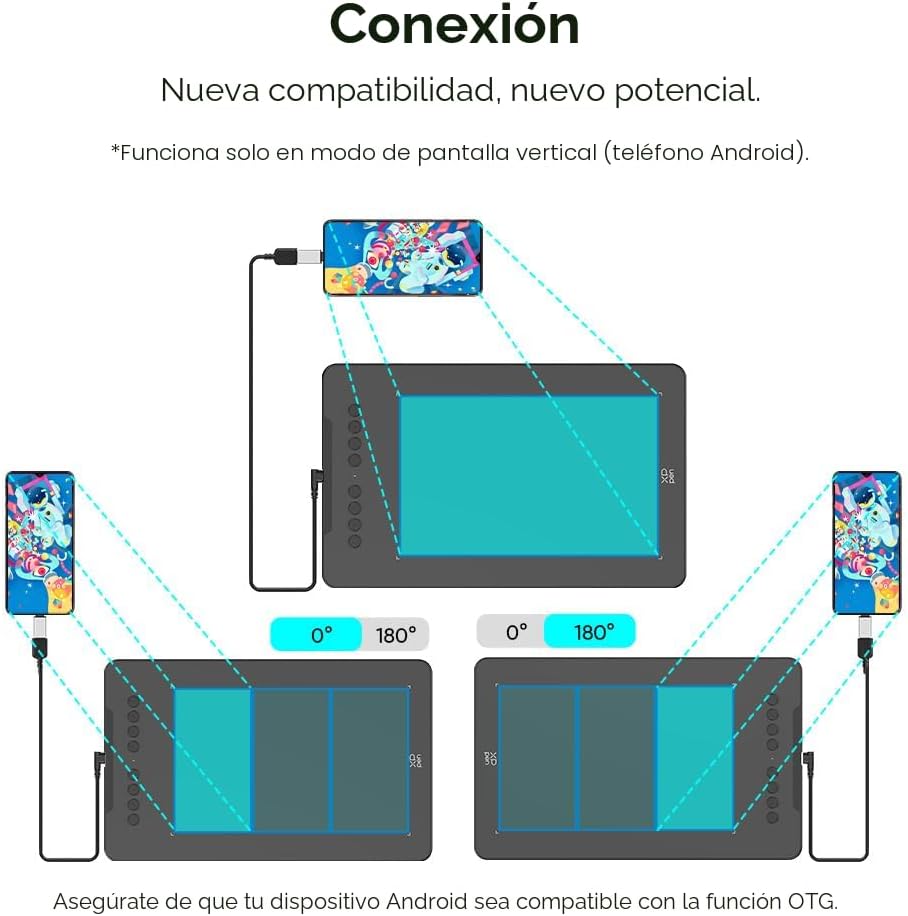XPPen - Tableta de dibujo Deco 01 V3 actualizada, sensibilidad a la...