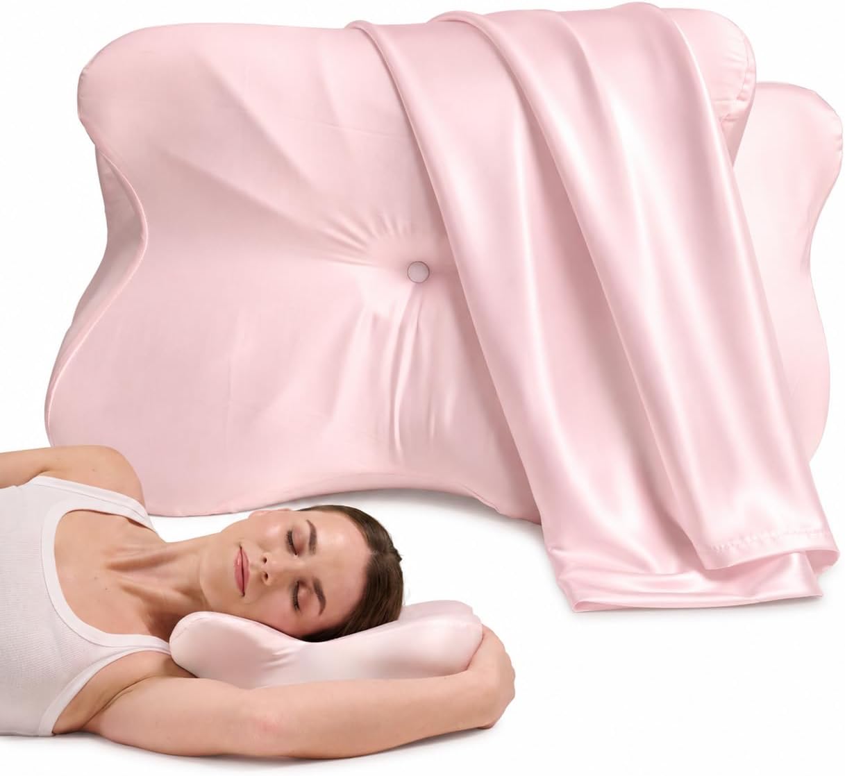 Derila Ergo - Funda de almohada de mezcla prémium con funda de almo...